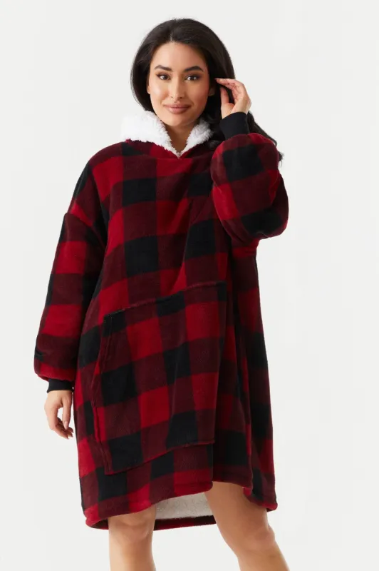 Red Buffalo Plaid Print Humungo sold by Charlotte Russe