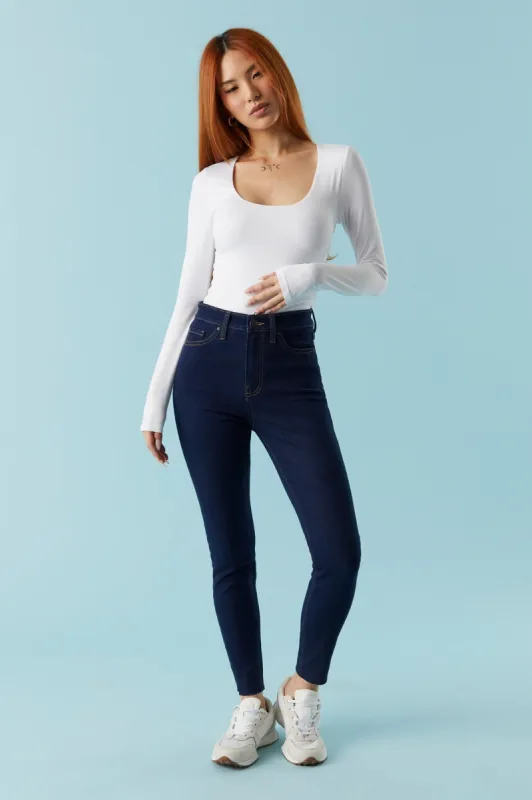 Refuge Miami High Rise Rinse Wash Skinny Jean sold by Charlotte Russe