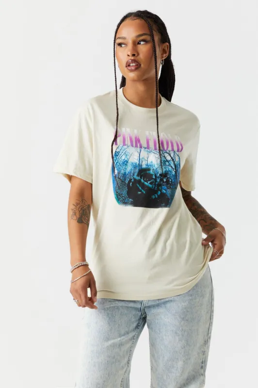 Pink Floyd Graphic Boyfriend T-Shirt sold by Charlotte Russe