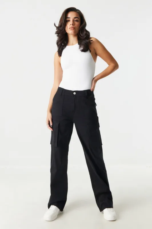 Straight Leg Cargo Pant sold by Charlotte Russe