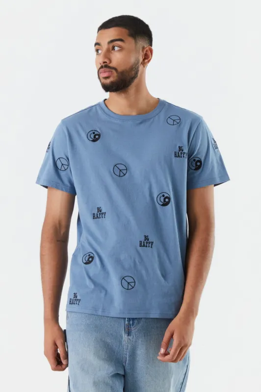 Be Happy Printed T-Shirt sold by Charlotte Russe