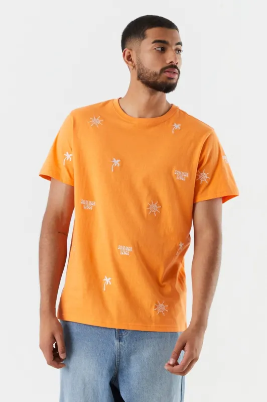 Summer Vibes Printed T-Shirt sold by Charlotte Russe