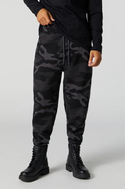 Camo Fleece Jogger sold by Charlotte Russe