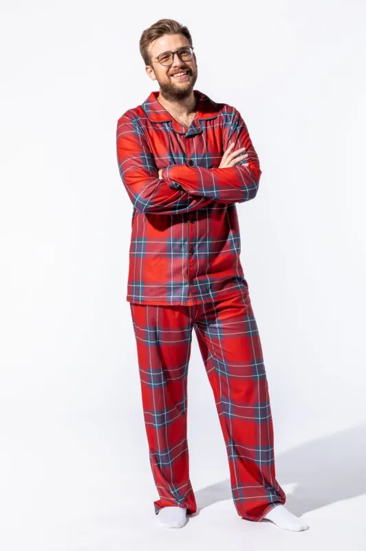 Matching the Family Holiday Plaid Flannel 2 Piece Pajama Set sold by Charlotte Russe