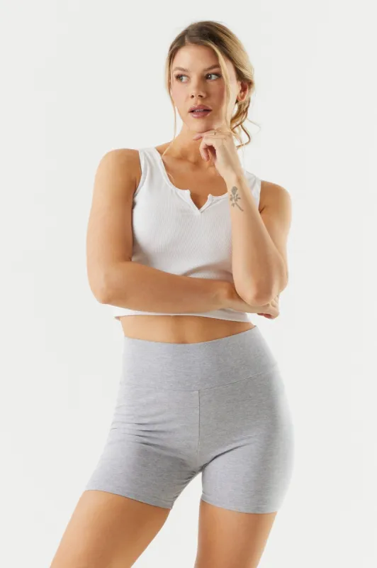 High-Rise Biker Short sold by Charlotte Russe