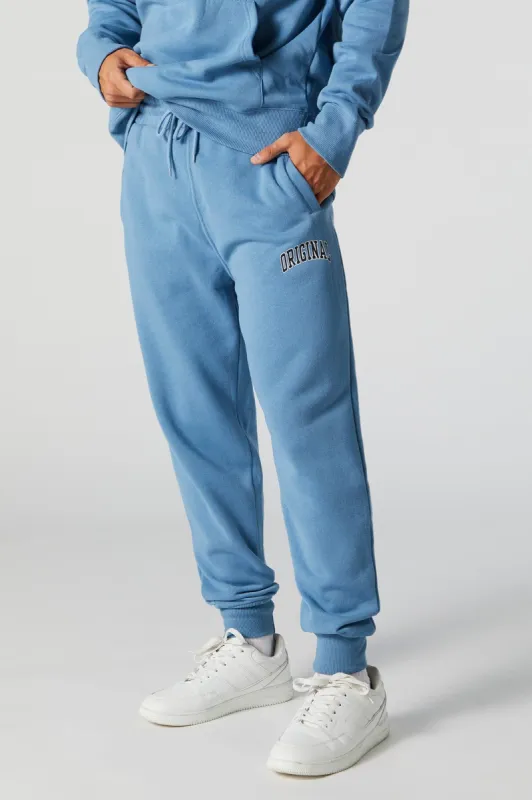 Original Graphic Fleece Jogger sold by Charlotte Russe