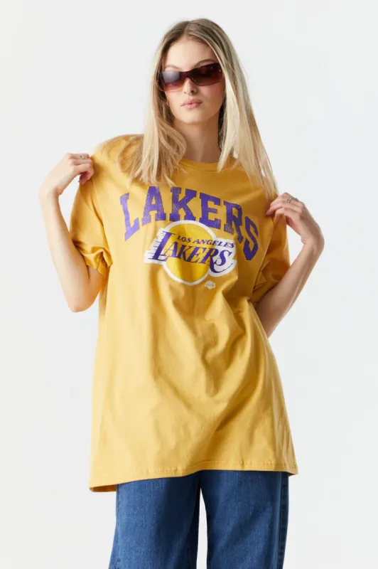 LA Lakers Graphic Boyfriend Graphic T-Shirt sold by Charlotte Russe