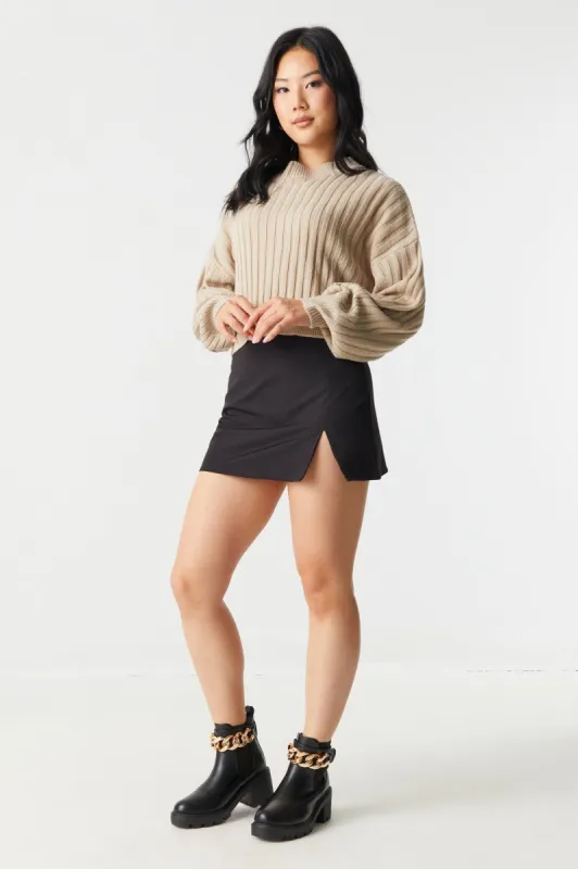 Chunky Chain Lug Sole Gore Boot sold by Charlotte Russe