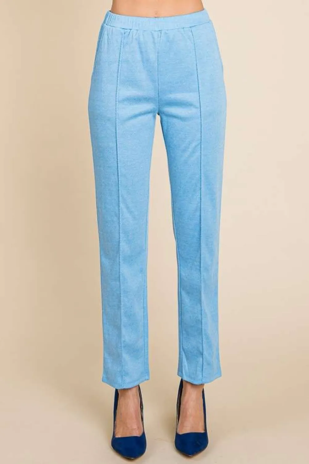 Culture Code Full Size Pin Tuck Detail Slim Pants sold by Charming Charlie product image thumbnail 5