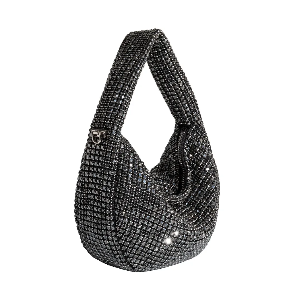 Milly Black Crystal Crossbody Bag sold by Charming Charlie product image thumbnail 2