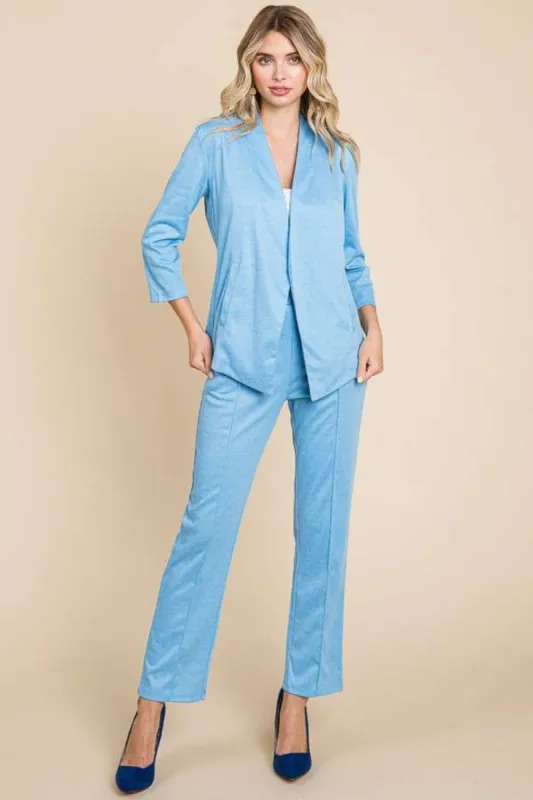 Culture Code Full Size Pin Tuck Detail Slim Pants sold by Charming Charlie
