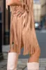 Full Size Fringe V-Neck Sleeveless Mini Dress sold by Charming Charlie