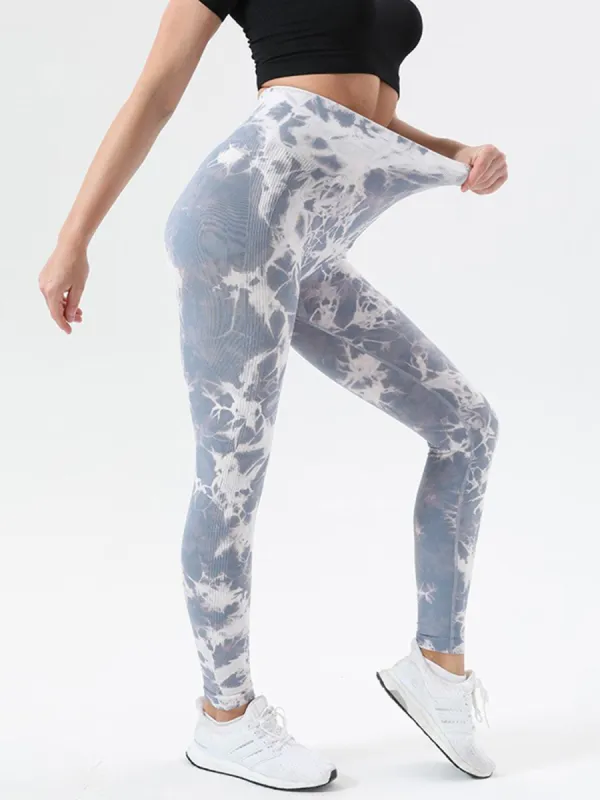 Tie-Dye High Waist Active Leggings sold by Charming Charlie