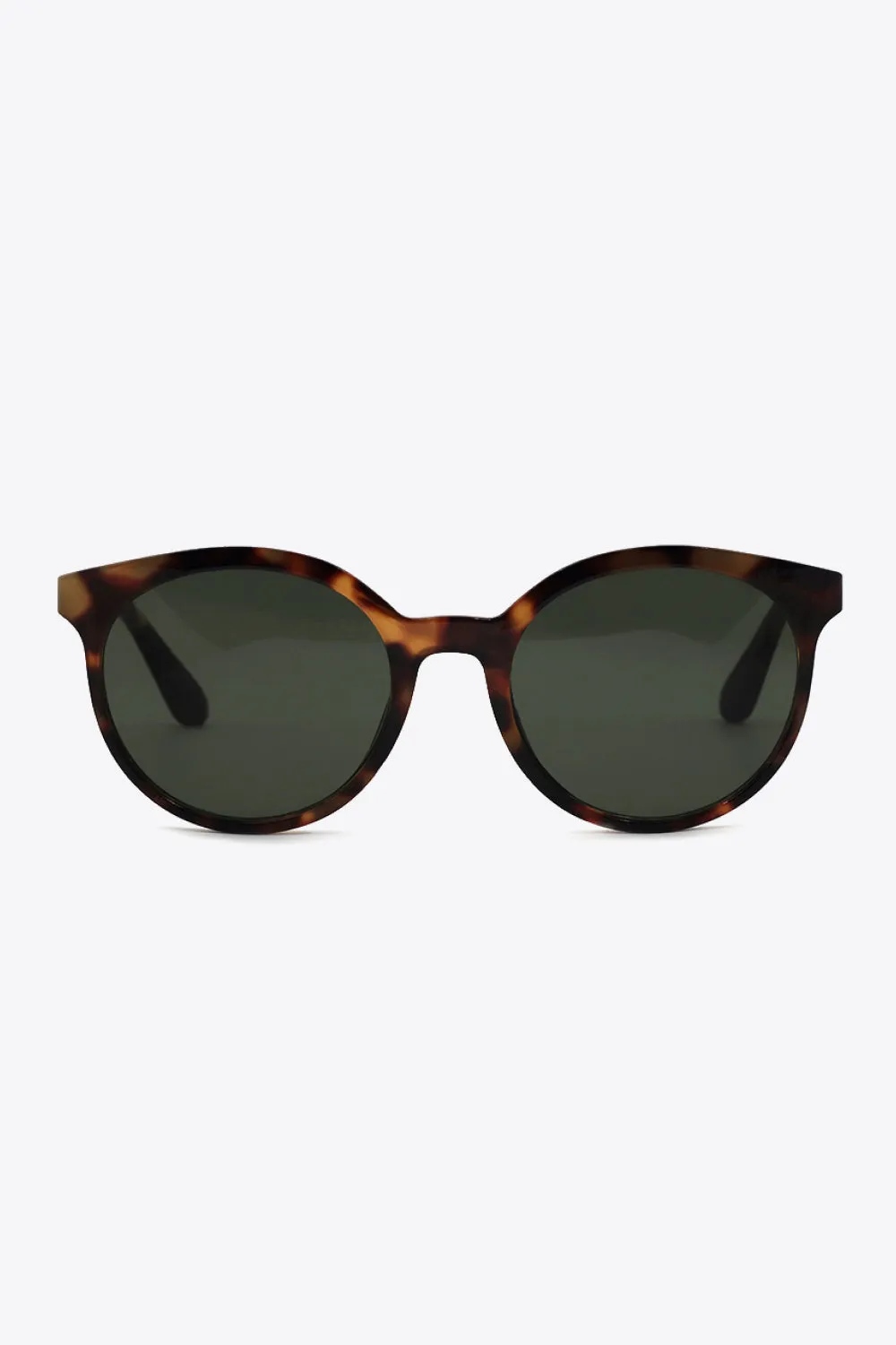 Tortoiseshell Round Polycarbonate Sunglasses sold by Charming Charlie product image thumbnail 3