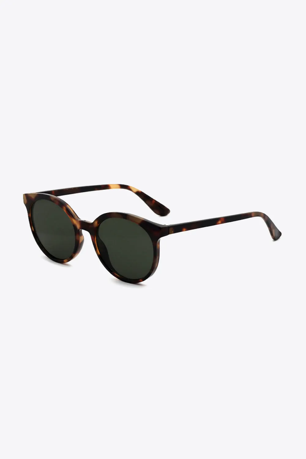 Tortoiseshell Round Polycarbonate Sunglasses sold by Charming Charlie