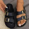 Double Buckle Open Toe Sandals sold by Charming Charlie