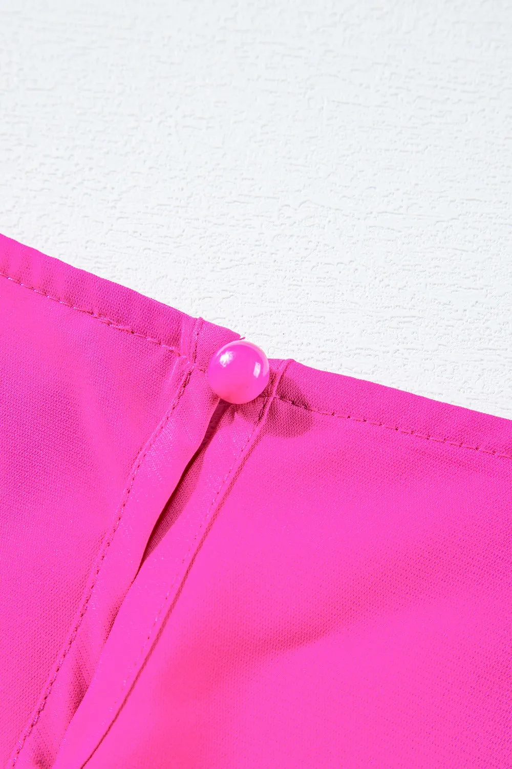 Ruched Round Neck Cap Sleeve Mini Dress sold by Charming Charlie product image thumbnail 5