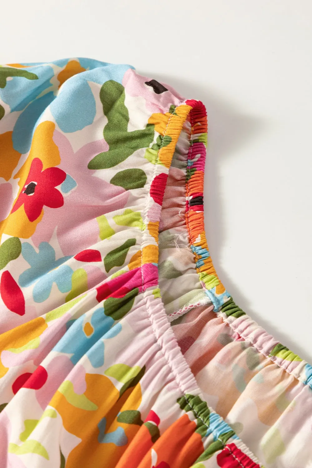 Printed Round Neck Half Sleeve Blouse sold by Charming Charlie product image thumbnail 4