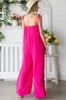 Veveret Pocketed Spaghetti Strap Wide Leg Jumpsuit sold by Charming Charlie
