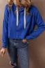 Drawstring Long Sleeve Hoodie sold by Charming Charlie