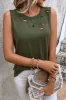 Cutout Round Neck Tank sold by Charming Charlie