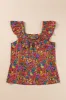 Tied Printed Square Neck Cap Sleeve Blouse sold by Charming Charlie
