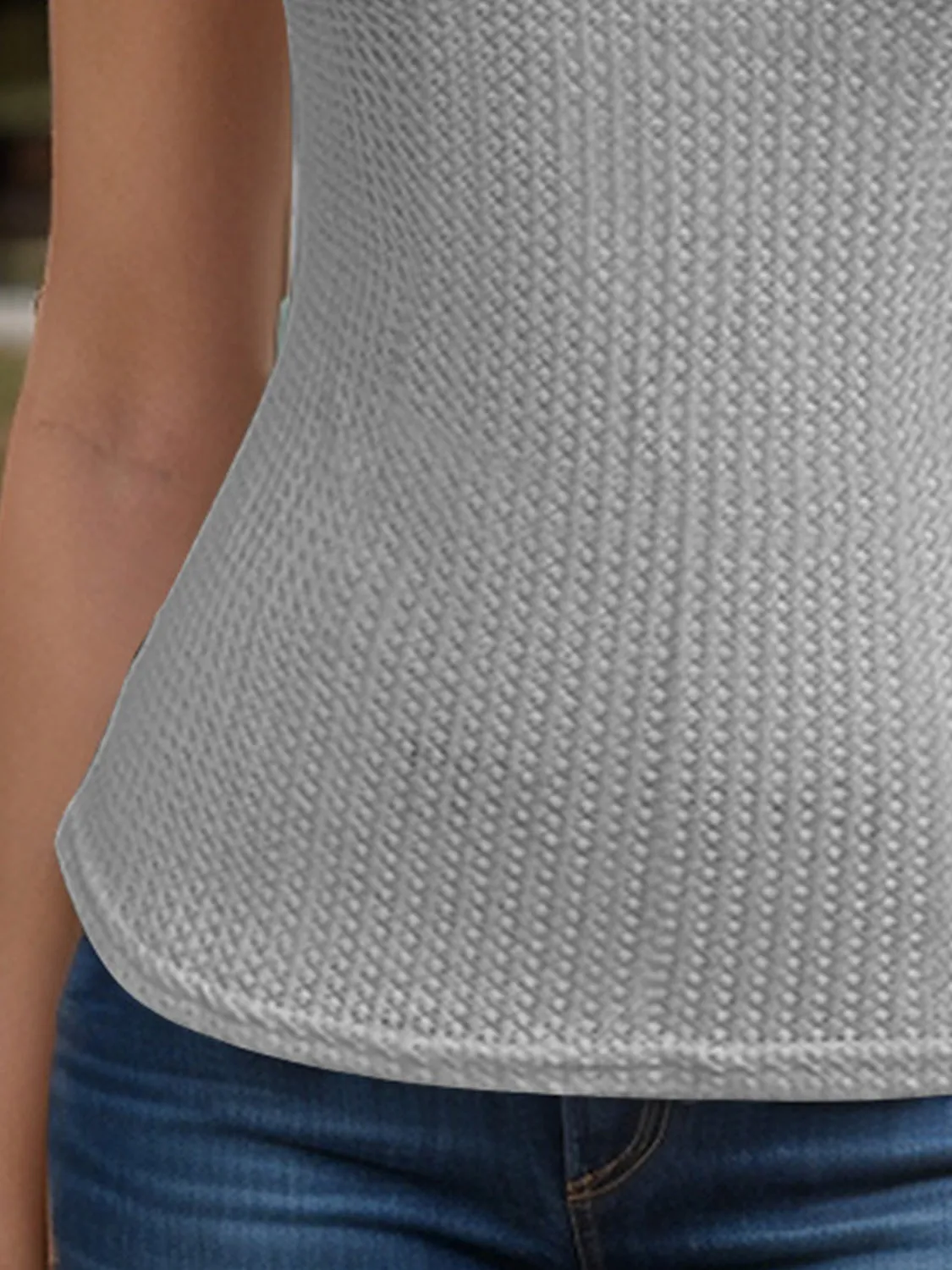 Full Size Textured Scoop Neck Cami sold by Charming Charlie product image thumbnail 3