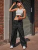 Contrast Stitching Pocketed Wide Leg Pants sold by Charming Charlie