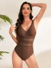 V-Neck Spaghetti Strap One-Piece Swimwear sold by Charming Charlie