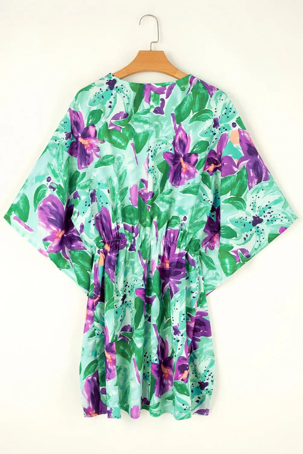Printed V-Neck Half Sleeve Mini Dress sold by Charming Charlie product image thumbnail 3