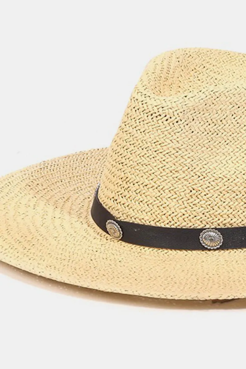 Fame Belt Strap Straw Hat sold by Charming Charlie product image thumbnail 3