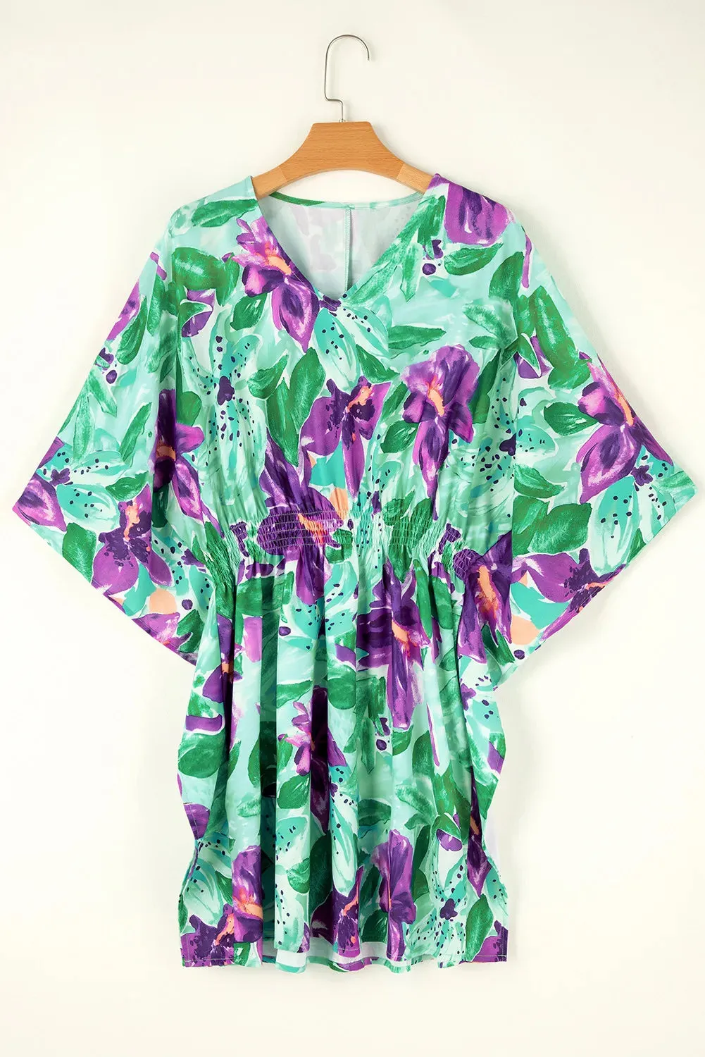 Printed V-Neck Half Sleeve Mini Dress sold by Charming Charlie product image thumbnail 2