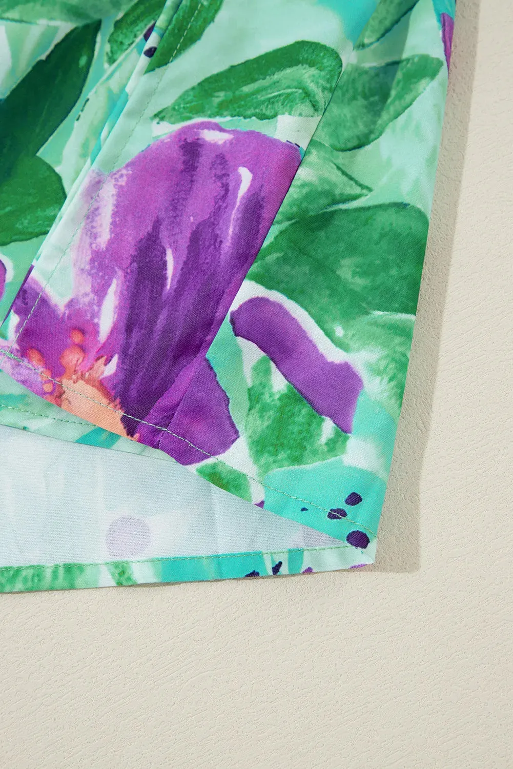 Printed V-Neck Half Sleeve Mini Dress sold by Charming Charlie product image thumbnail 5