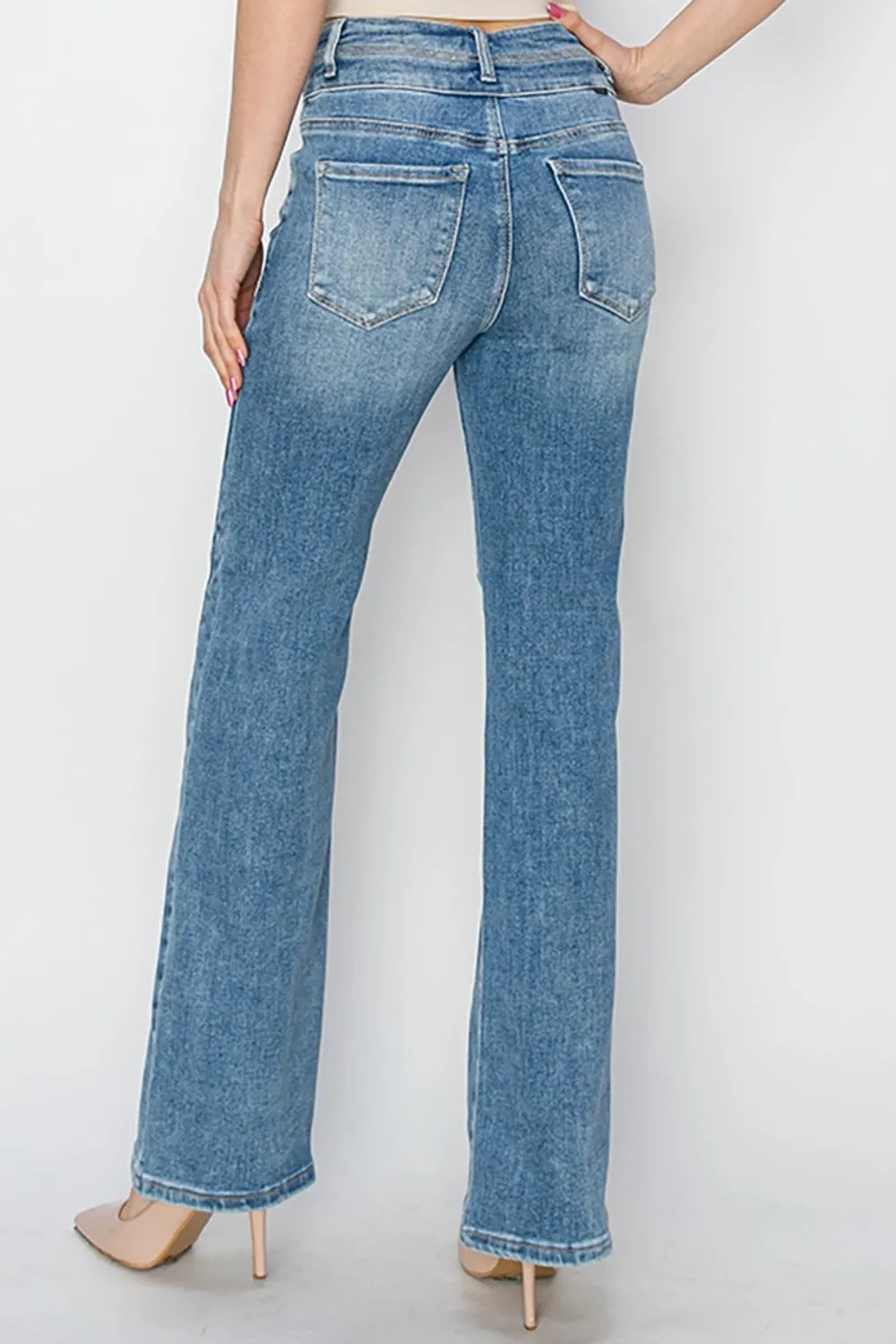 RISEN High Rise Ankle Straight Jeans sold by Charming Charlie product image thumbnail 2