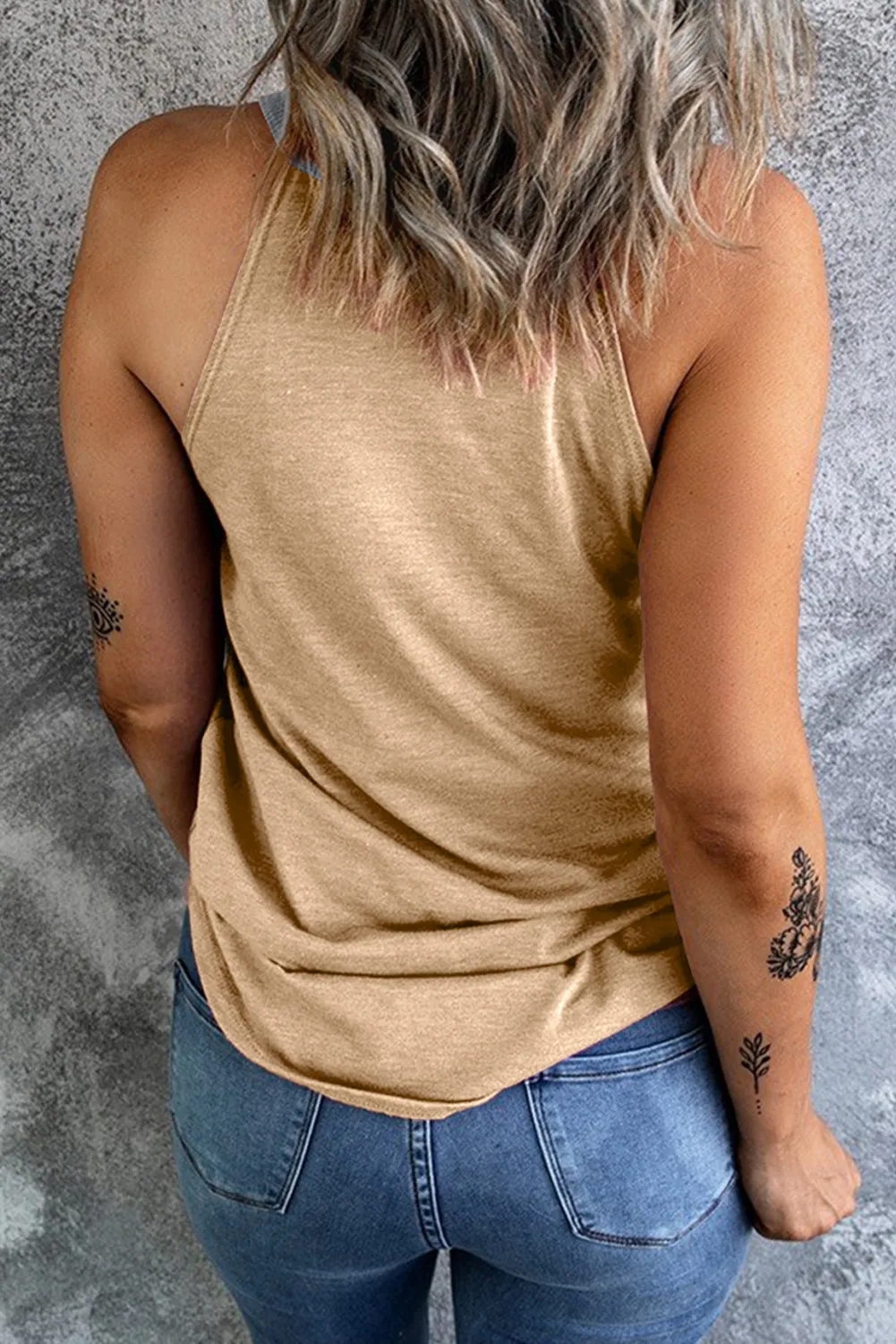 Color Block Grecian Neck Tank sold by Charming Charlie product image thumbnail 2