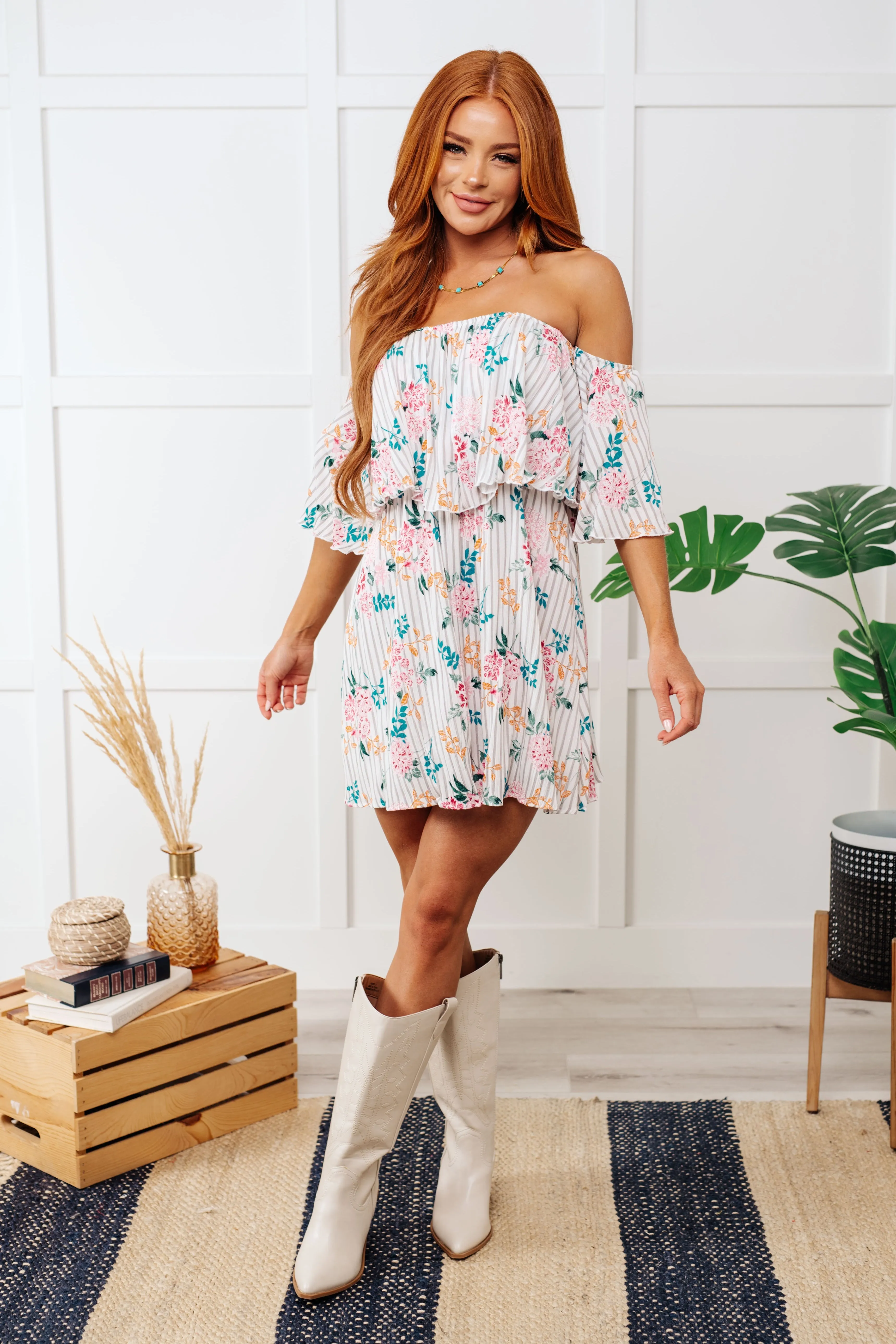 That's the Way It Should Be Floral Dress sold by Charming Charlie product image thumbnail 4