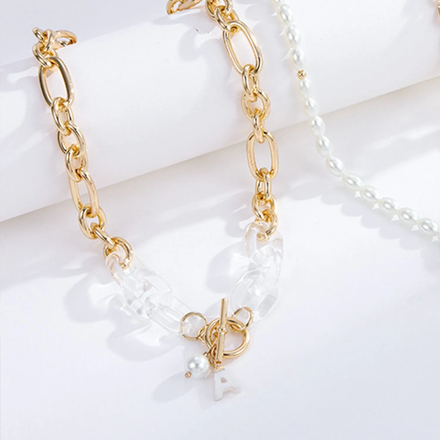 Gold-Plated Letter A Necklace sold by Charming Charlie product image thumbnail 2