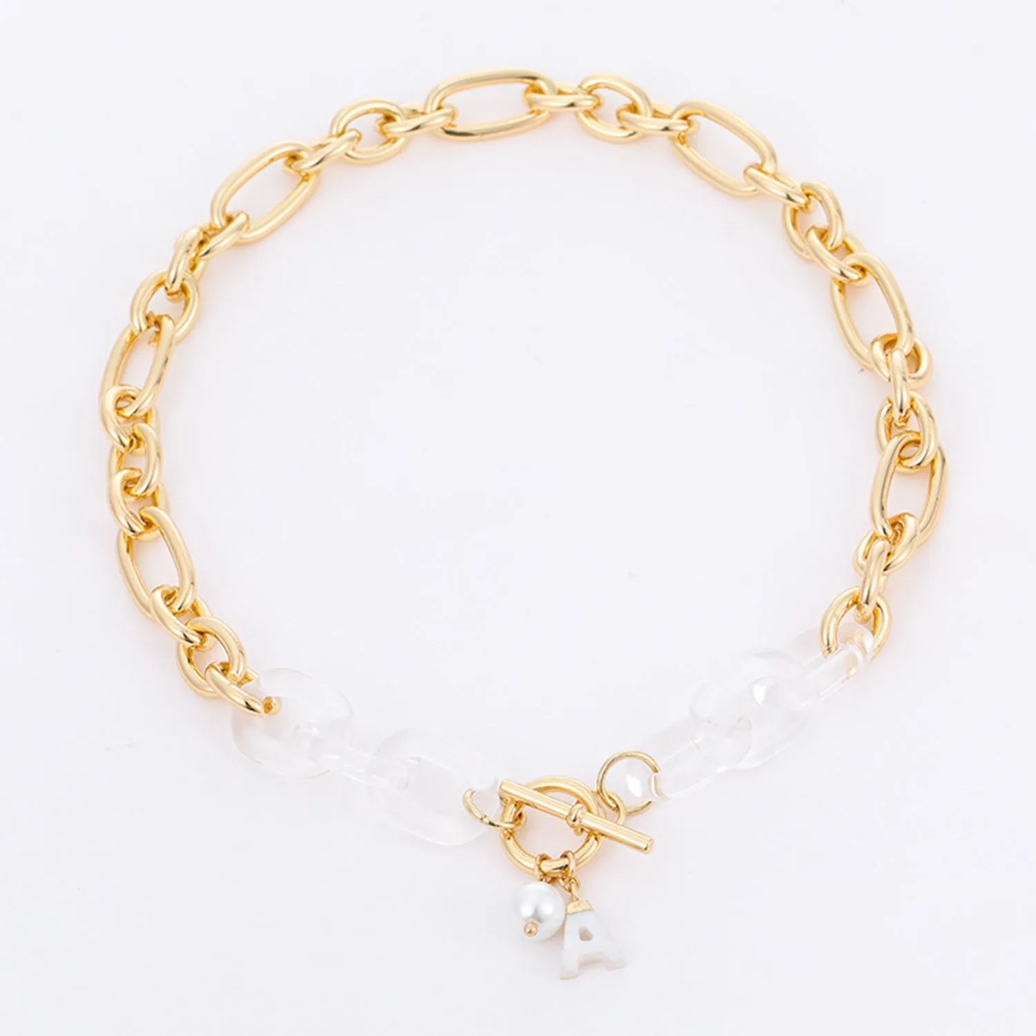 Gold-Plated Letter A Necklace sold by Charming Charlie product image thumbnail 3
