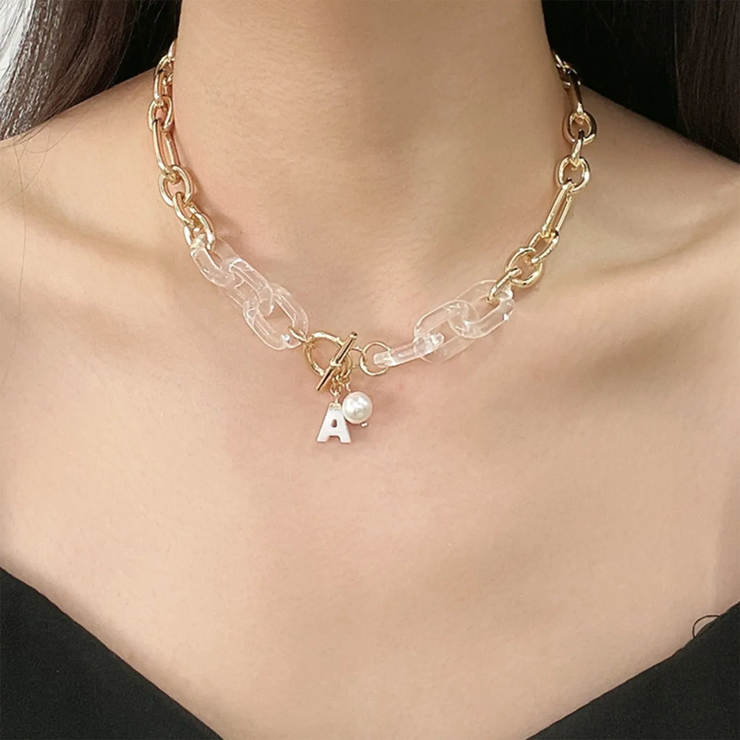 Gold-Plated Letter A Necklace sold by Charming Charlie