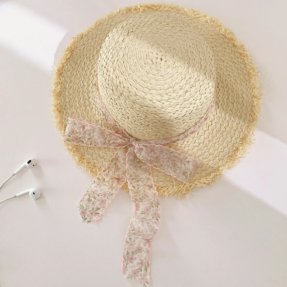 Raffia Straw Braided Sun Hat sold by Charming Charlie product image thumbnail 2