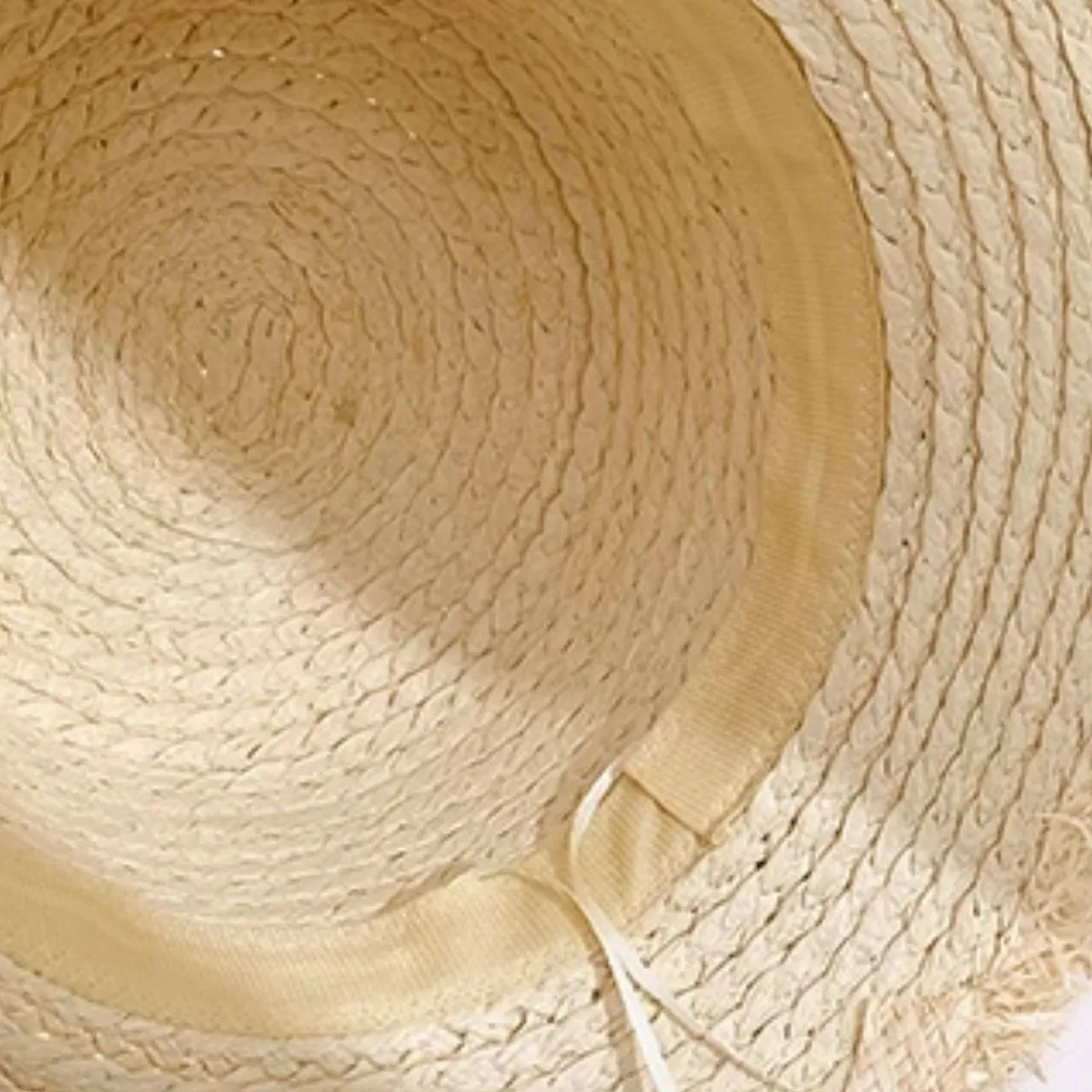 Raffia Straw Braided Sun Hat sold by Charming Charlie product image thumbnail 3