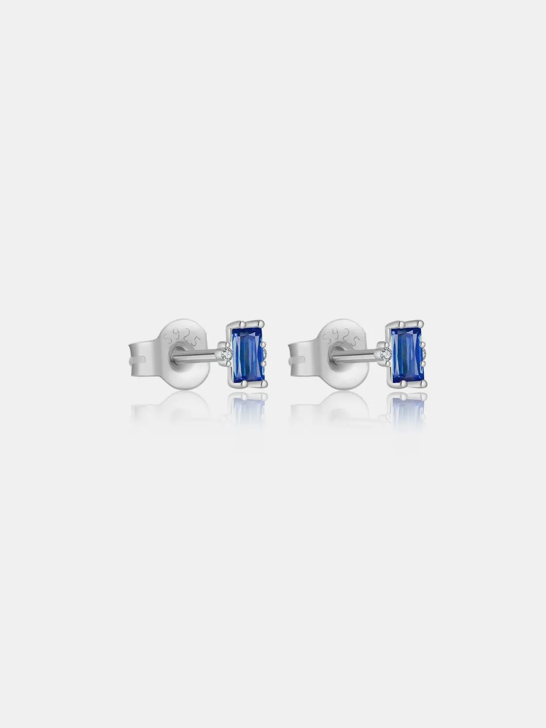 925 Sterling Silver Zircon Stud Earrings sold by Charming Charlie product image thumbnail 5