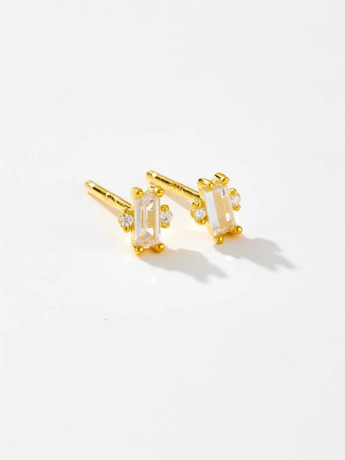 925 Sterling Silver Zircon Stud Earrings sold by Charming Charlie product image thumbnail 2