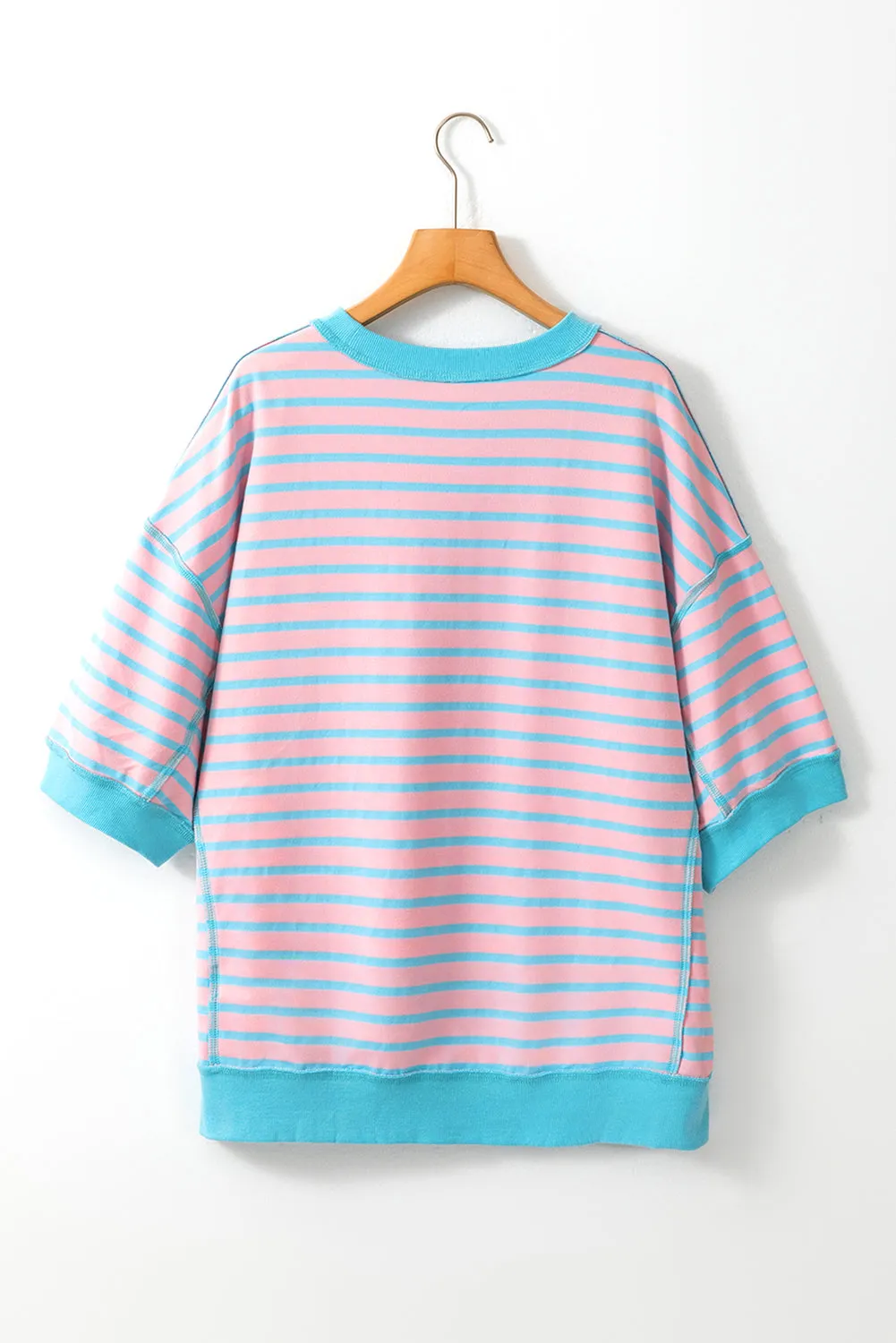 Boots Striped Round Neck Half Sleeve T-Shirt sold by Charming Charlie product image thumbnail 4