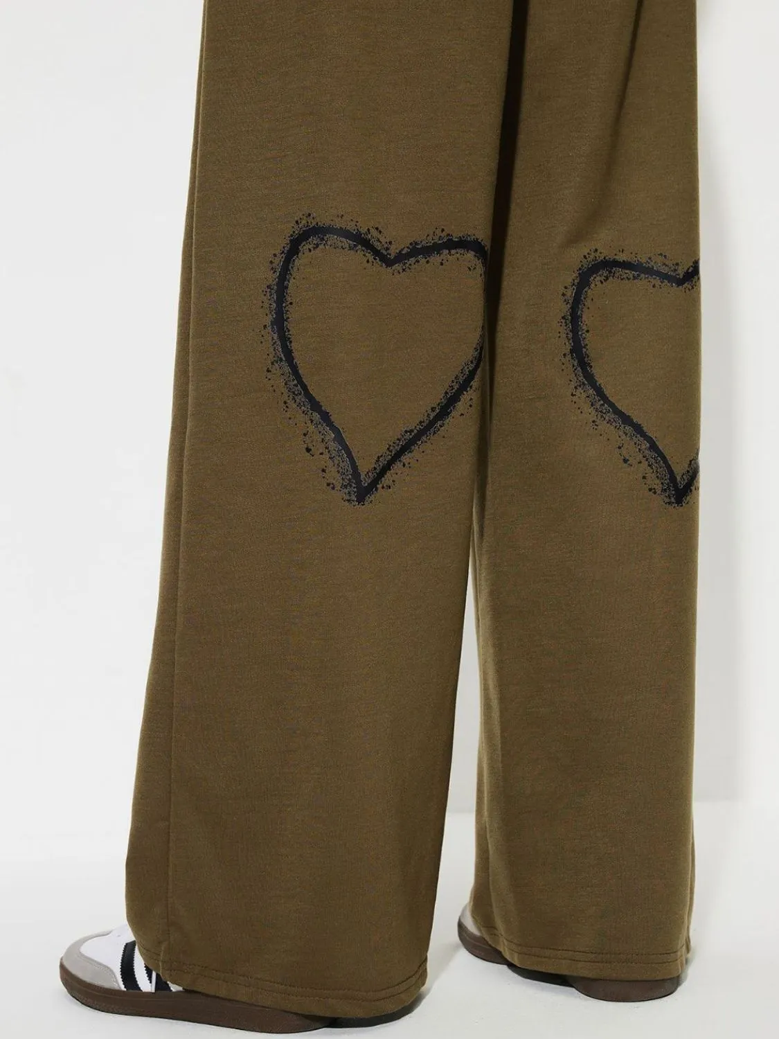 Heart Elastic Waist Wide Leg Pants sold by Charming Charlie product image thumbnail 5