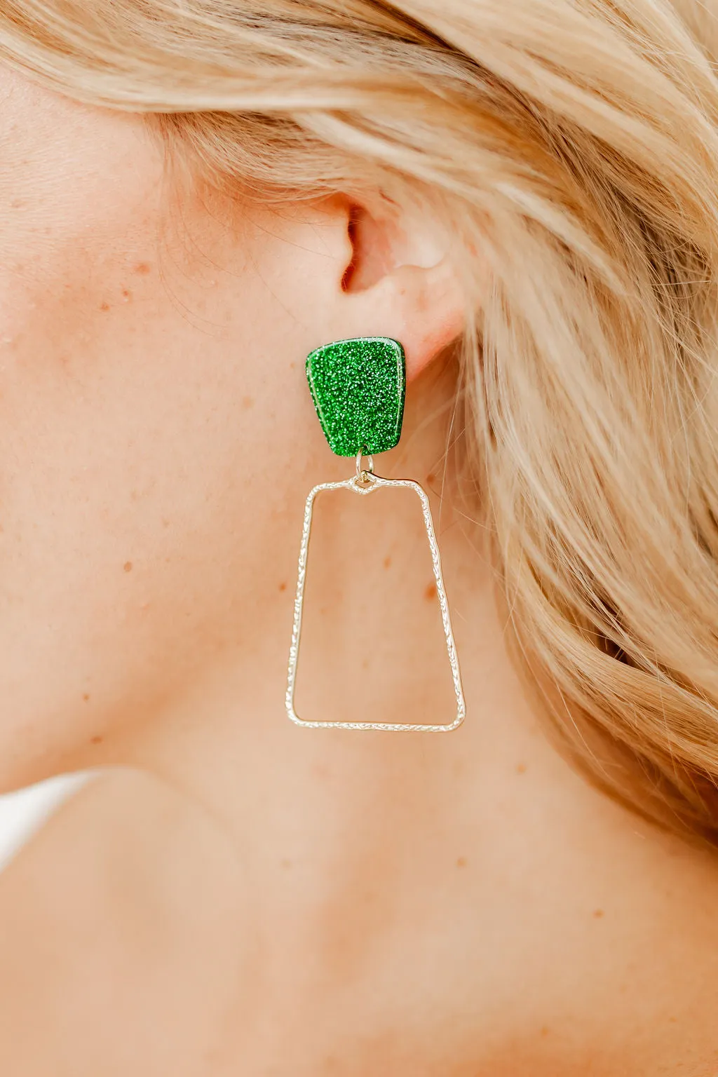 Kaelyn - Green Glitter sold by Charming Charlie