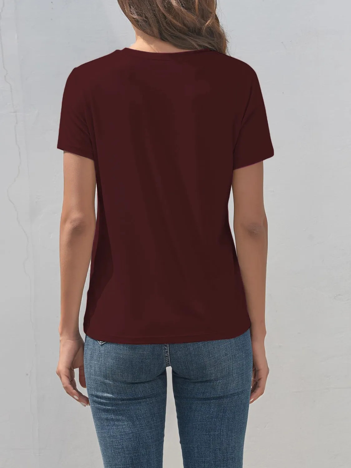 Giraffe Graphic Round Neck T-Shirt sold by Charming Charlie product image thumbnail 5