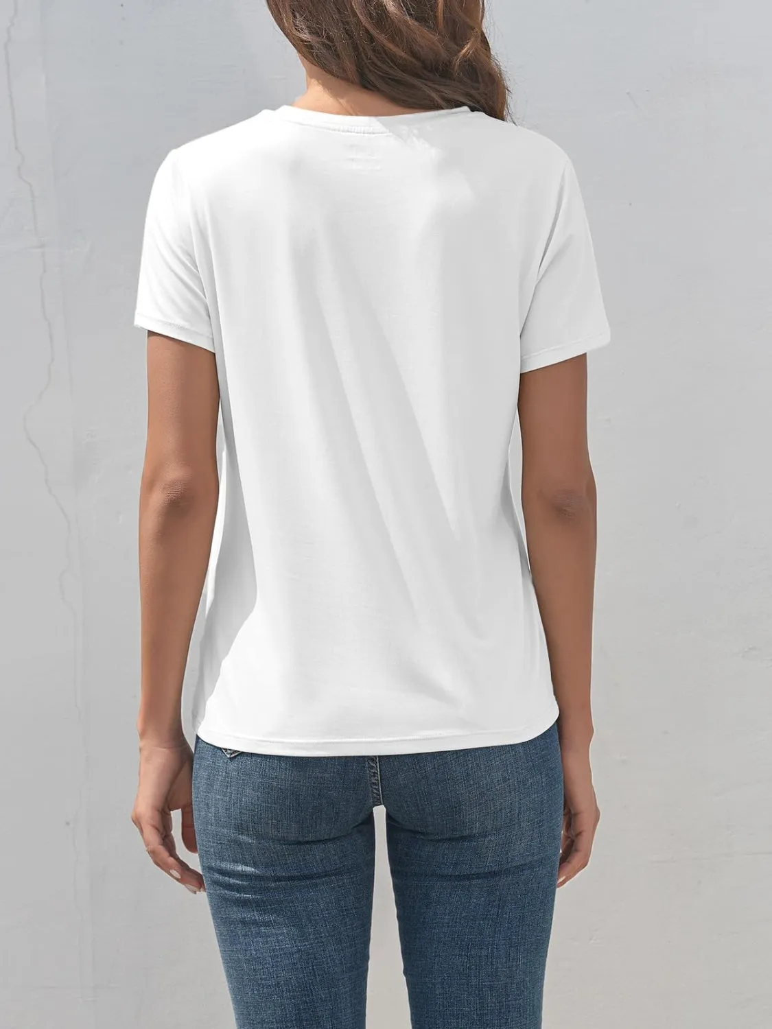 Giraffe Graphic Round Neck T-Shirt sold by Charming Charlie product image thumbnail 3