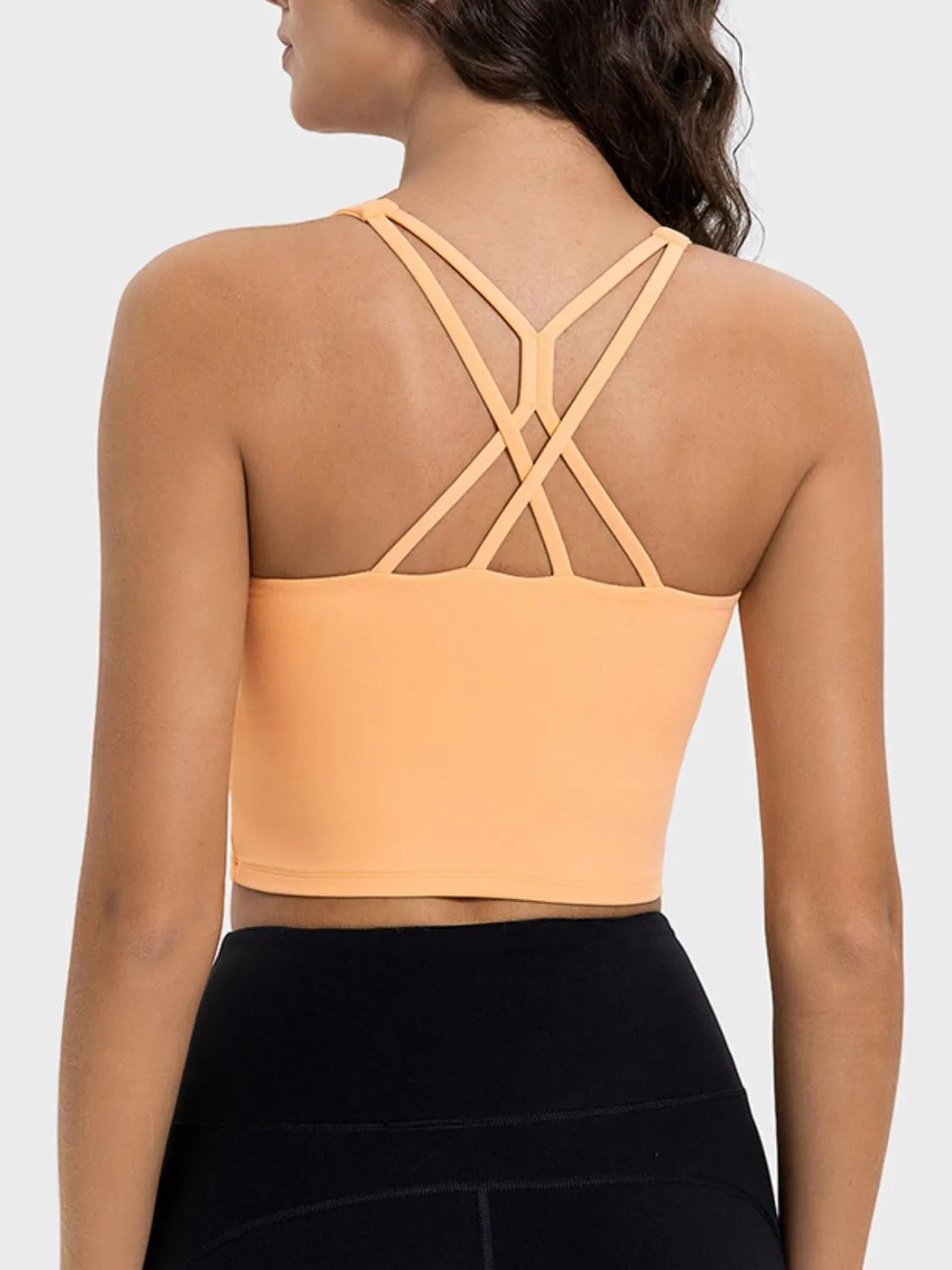 Crisscross Round Neck Active Tank sold by Charming Charlie product image thumbnail 2