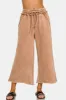 Zenana Acid Wash Fleece Wide Leg Pants sold by Charming Charlie